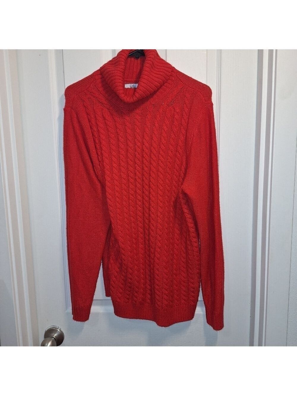 Croft & Barrow Red Turtleneck Sweater XL